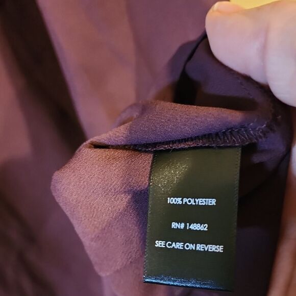 Torrid Harper Style  Purple Long Sleeve Button Down Shirt Size 4 - Picture 2 of 4